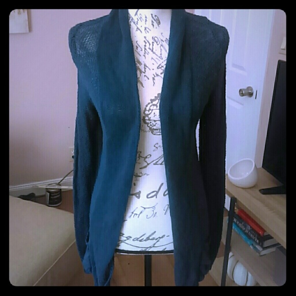 Mossimo Supply Co. Sweaters - Mossimo Blue crocheted cardigan